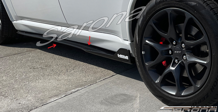 Custom Dodge Durango  SUV/SAV/Crossover Side Skirts (2011 - 2022) - $670.00 (Part #DG-023-SS)